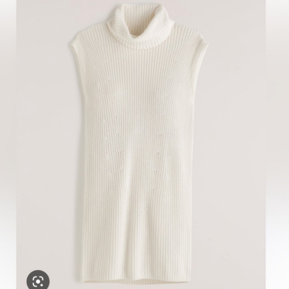 Abercrombie & Fitch turtleneck sleeveless sweater